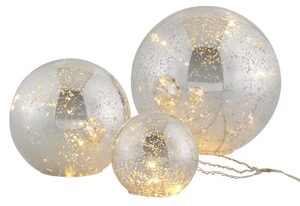 Home affaire LED Kugelleuchte »Balls«, im 3-teiligen Set, bestehend aus Ø 10, 15, 20 cm