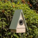 Bild 3 von Navaris Vogelhaus, aus Holz zum Aufhängen - Nistkasten für Singvögel, Meise, Star - Vogelhäuschen mit geschütztem Einflugloch - Vogel Brutkasten