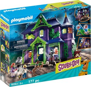 Playmobil® Konstruktions-Spielset »SCOOBY-DOO! Abenteuer im Geisterhaus (70361), SCOOBY-DOO!«, (177 St), Made in Germany