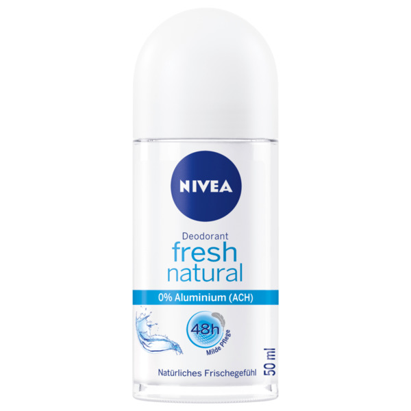 Nivea Deo Rollon Fresh Natural ohne Aluminium 50ml von REWE für 2,29 € ansehen!
