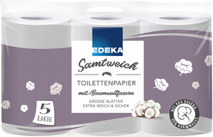 EDEKA Toilettenpapier samtweich 5-lagig 6x 130 Blatt