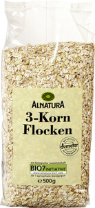 Alnatura Bio 3-Korn-Flocken 500 g
