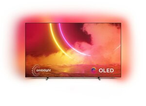 PHILIPS 55OLED805 OLED TV (55 Zoll (139 cm), 4K UHD, Smart TV, Android TV, Sprachsteuerung, USB-Aufnahme, Ambilight, Netflix/Amazon)