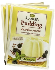 Alnatura Bio Pudding Bourbon-Vanille 3x 40 g