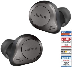 Jabra Elite 85t Advanced ANC True Wireless Kopfhörer titan schwarz