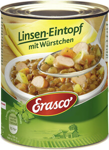Erasco Linsen-Eintopf mit Würstchen 800G