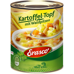 Erasco Kartoffel-Topf mit Waldpilzen 800G
