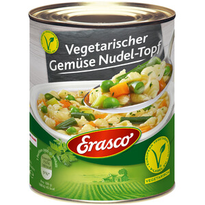 Erasco Vegetarischer Gemüse Nudel-Topf 800G