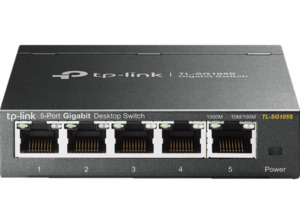 TP-LINK TL-SG105S 5-PORT GIGABIT SWITCH METALLGEHÄUSE Switch 5