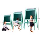 Bild 3 von Arkmiido Standtafel »3 in 1 Kinder Staffelei«, (Doppelseitig, Whiteboard und Tafel), Kindertafel mit einstellbaren Ständer und Reichliches Zubehör