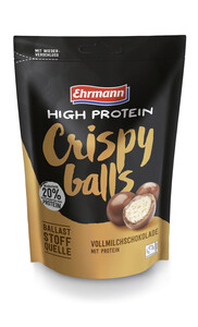 Ehrmann High Protein Crispy Balls Vollmilchschokolade 90G