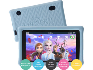 PEBBLE GEAR Frozen II Tablet (German) Kinder-Tablet, Schwarz