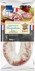 EDEKA La France Luftgetrocknete Ringsalami Pur Pork 300G