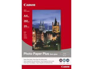 CANON Plus Semi-gloss SG-201 Fotopapier 210 x 297 mm 20 Blatt