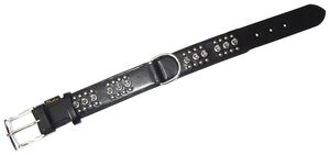 HEIM Hunde-Halsband »Power«, Echtleder, schwarz, Länge: 50-70 cm