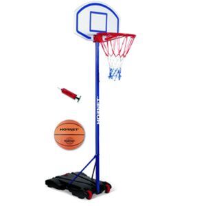 Hudora Basketballständer '205' 165-205 cm mit Ball und Pumpe