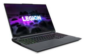 Lenovo Legion 5 Pro storm grey/black Gaming-Notebook (16 Zoll, 165 Hz, AMD Ryzen 5 5600H, 16 GB RAM, 1 TB SSD, GF RTX 3050Ti, Windows 10 Pro, grau/schwarz)