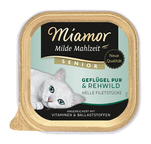 Milde Mahlzeit Senior 16x100g Geflügel & Rehwild