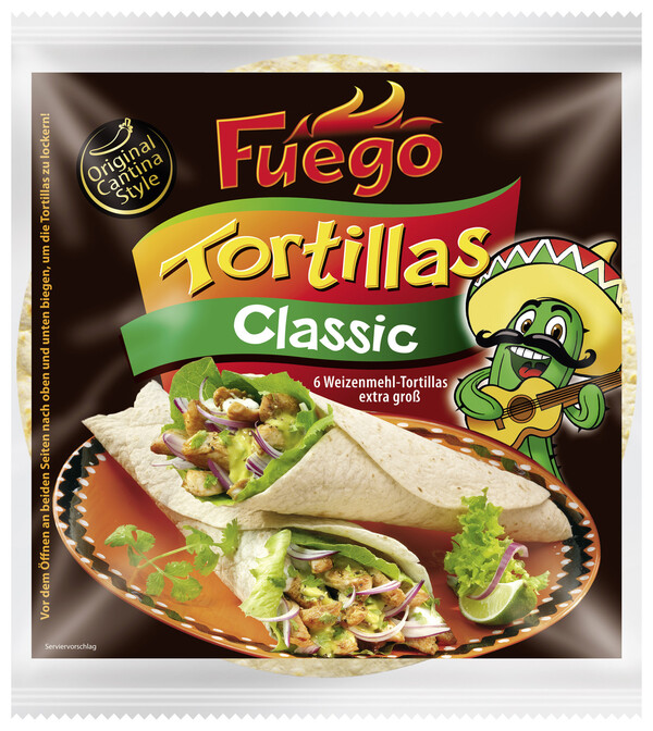 Fuego Tortilla Wraps Classic extra groß 370G von Edeka24 für 3,29 € ansehen!