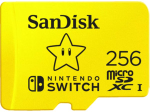 SANDISK microSDXC™, Speicherkarte für Nintendo Switch, 256 GB, Gelb