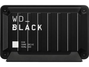 WD _BLACK™ D30 Game Drive 1 TB Gaming Speicher für PS4/PS5, SSD-Geschwindigkeit, SSD, Schwarz