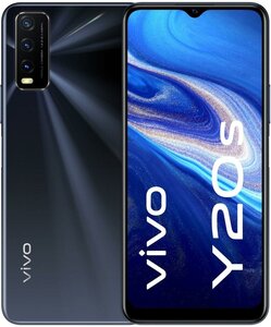 vivo Y20s 4GB + 128GB Obsidian Black Smartphone (6,51 Zoll, 13 MP, Triple-Kamera, 5.000-mAh, Octa-Core, Fingerabdrucksensor, schwarz)