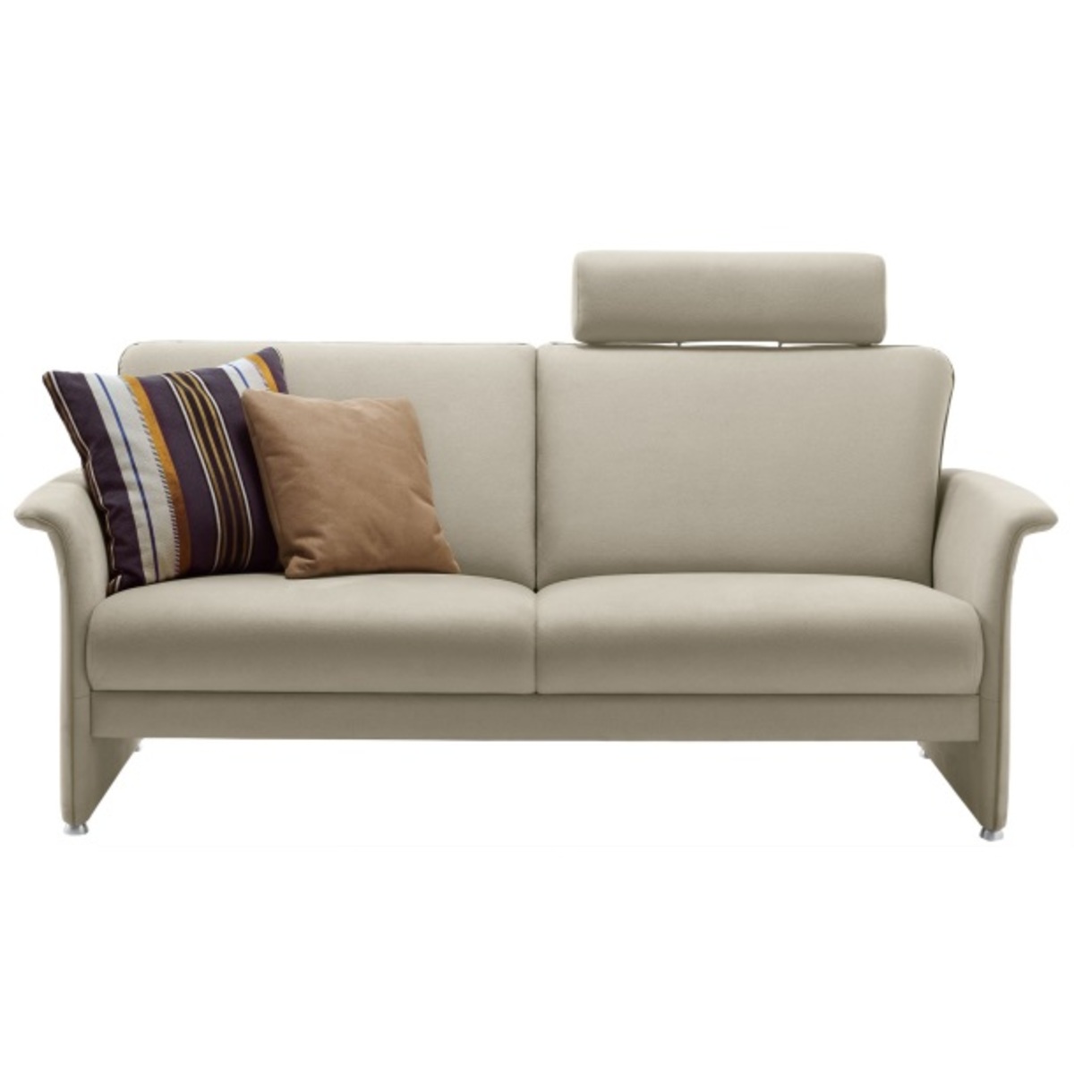 MONDO Sofa LUMINARA Stoffbezug Beige ca. 196 x 86 x 88 cm von porta