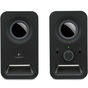 Logitech Z150 kompakte Lautsprecher mit 3,5mm Klinke, schwarz