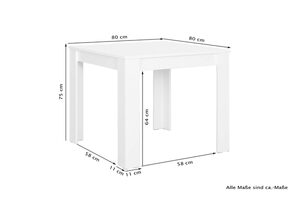 byLIVING Esstisch »Nepal«, Breite 80/ 90/ 120 oder 140 cm, verschiedene Ausführungen erhältlich
