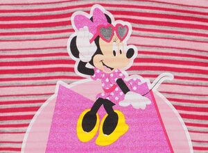 Babybogi Langarmbody »Baby Body für Mädchen Pink gestreift Disney Minnie Mouse Langarmbody«