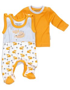 Baby Sweets Shirt, Strampler, Jäckchen, Mütze & Schühchen »2tlg Set Strampler + Shirt Little Fox« (1-tlg)