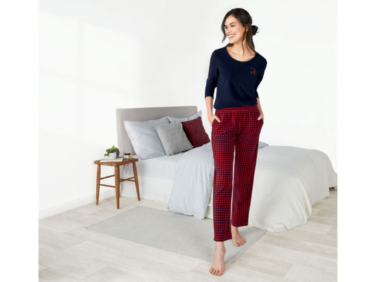 Bild 3 von ESMARA® Damen Pyjama, in weicher Fleece-Qualität