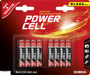 Edeka Power Cell Alkaline Micro 1,5V LR03 8ST