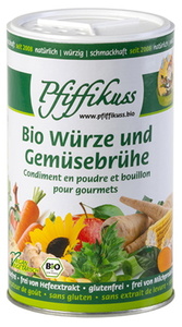 Pfiffikus Bio Würze und Gemüsebrühe 250G