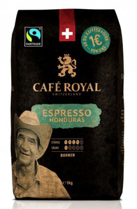 Cafe Royal Honduras Espresso ganze Bohne Fairtrade 1kg