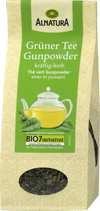 Alnatura Bio Grüner Tee Gunpowder lose 100G