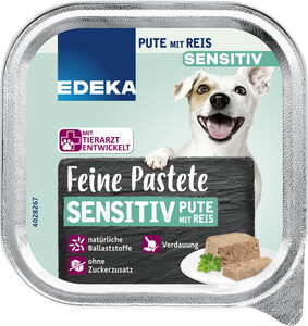 EDEKA Feine Pastete Sensitiv mit Pute & Reis 150G