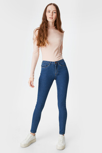 C&A CLOCKHOUSE-Super Skinny Jeans, Blau, Größe: 34