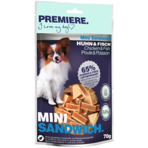 PREMIERE Mini Sandwich Huhn und Fisch 5x70g