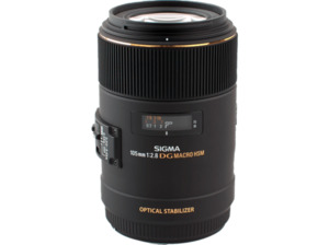 SIGMA MAKRO 105mm F2.8 EX DG OS HSM Nikon 105 mm Objektiv f/4-5.6, System: Nikon F, Schwarz