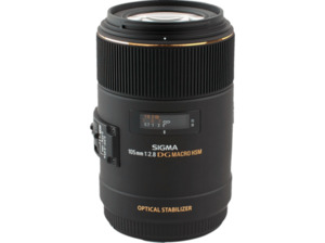 SIGMA MAKRO 105mm F2.8 EX DG OS HSM Canon 105 mm Objektiv f/4-5.6, System: Canon, Schwarz