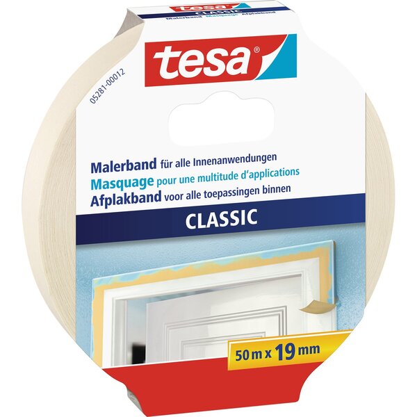 Tesa Malerband Classic Beige 50 m x 19 mm