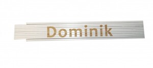 Zollstock Dominik 2 m, weiß