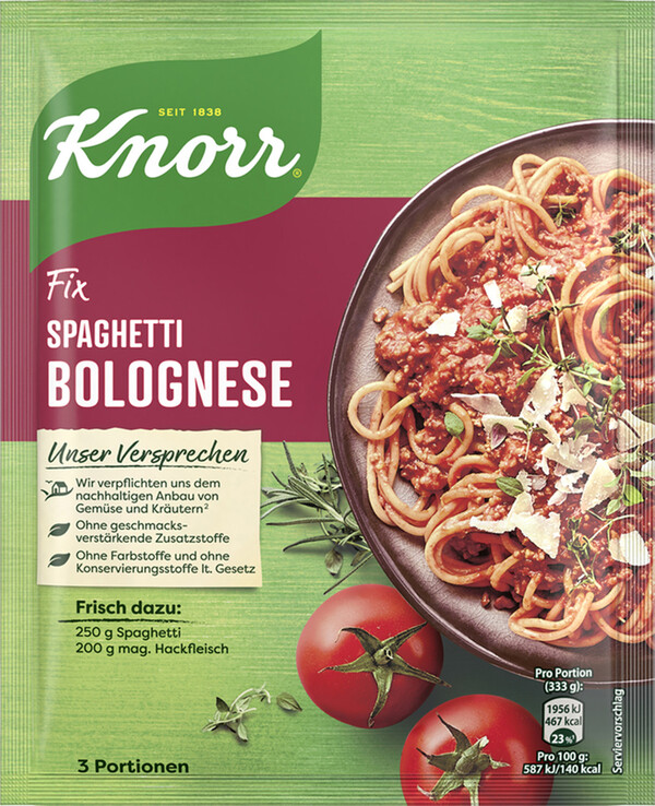 Knorr Fix Spaghetti Bolognese 38G von Edeka24 für 0 89 ansehen