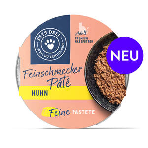 Nassfutter "Feinschmecker Pâté" Huhn - 85g / Einzeldose