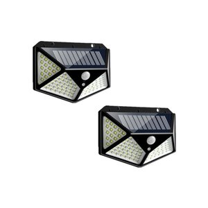 Solarlampen 100LED IP65 Wasserdicht Outdoor - 2er Pack