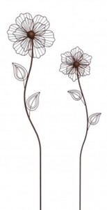 TrendLine Gartenstecker Blume 24x3x115cm