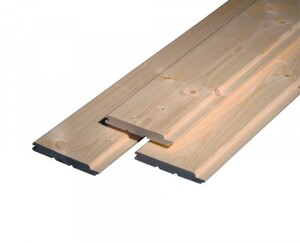 Profilholz Fichte/Tanne Standard B-Sortierung,... 4000 x 121 x 14 mm