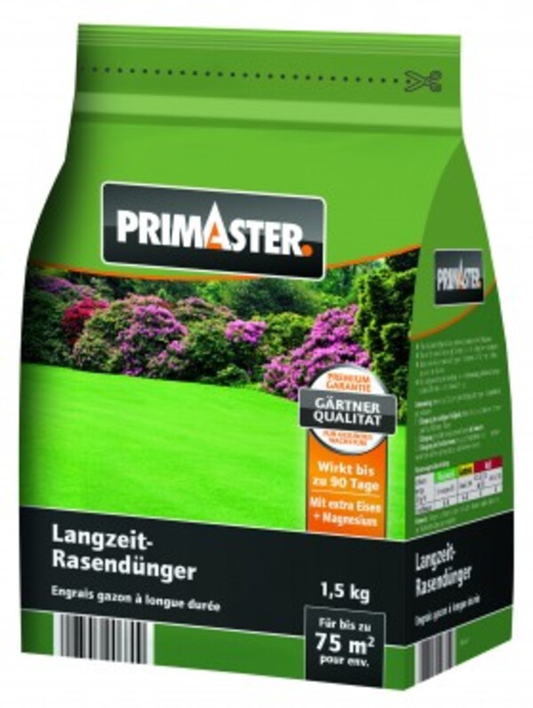 Primaster Rasendünger mit Langzeitwirkung 1,5kg von Globus Baumarkt für