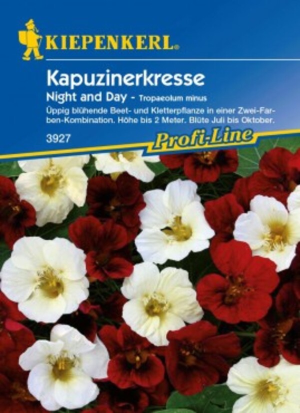 Kiepenkerl Kapuzinerkresse Night & Day
, 
Tropaeolum minus, Inhalt: ca. 20 Pflanzen
